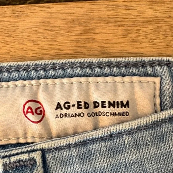 AG Adriano Goldschmied Light Blue High Rise Jeans- Super High-rise Skinny - Picture 4 of 14